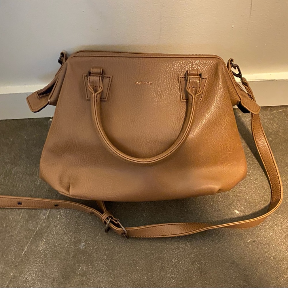 Vegan Leather Tan Purse